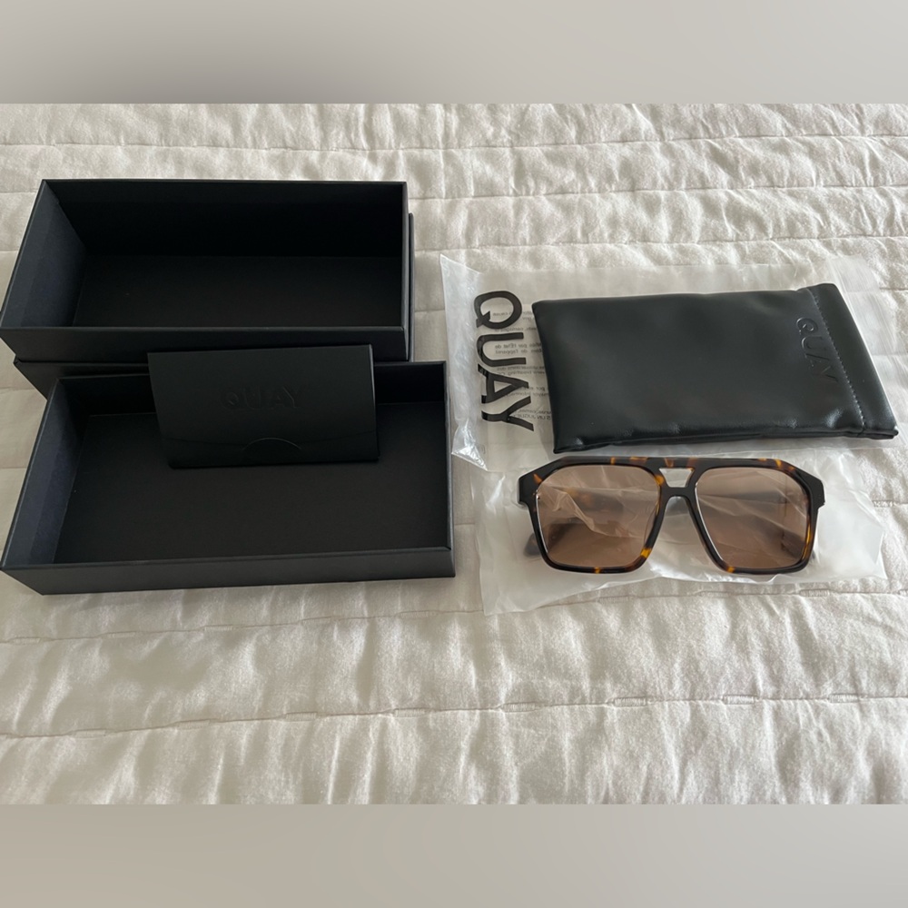 Quay Australia Black Sunglasses Case